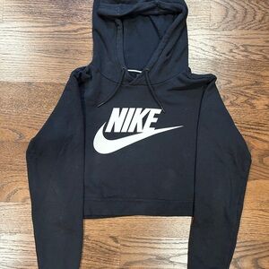 Nike Black Hoodie with Logo